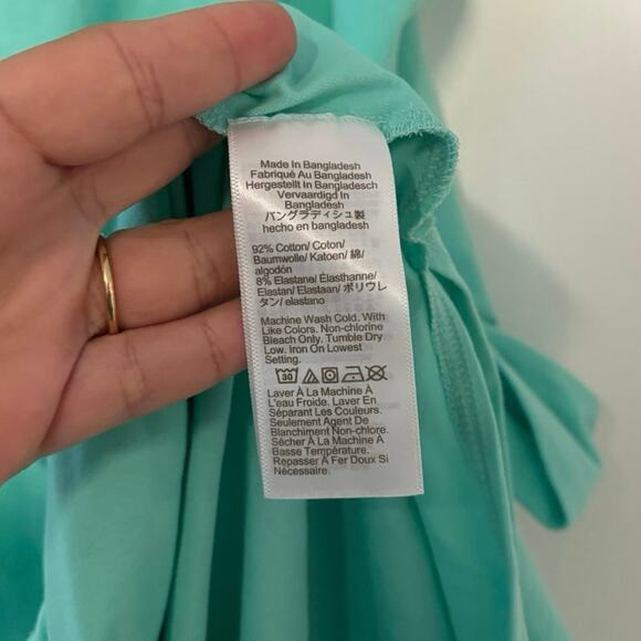 NWOT J.Crew Short Sleeve Knotted Mini Dress Size XL - Picture 4 of 6